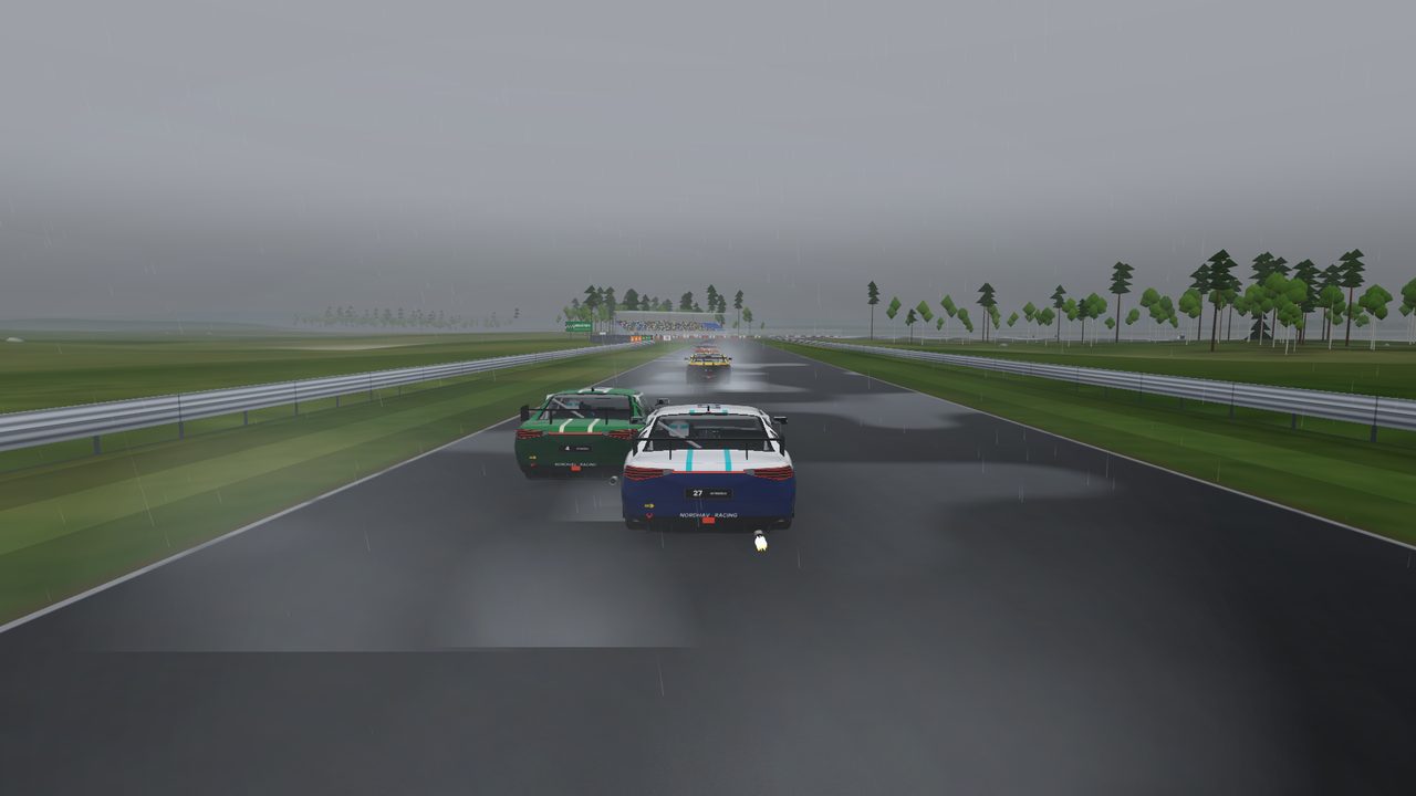 Startljus: heavy rain at Lindsjö